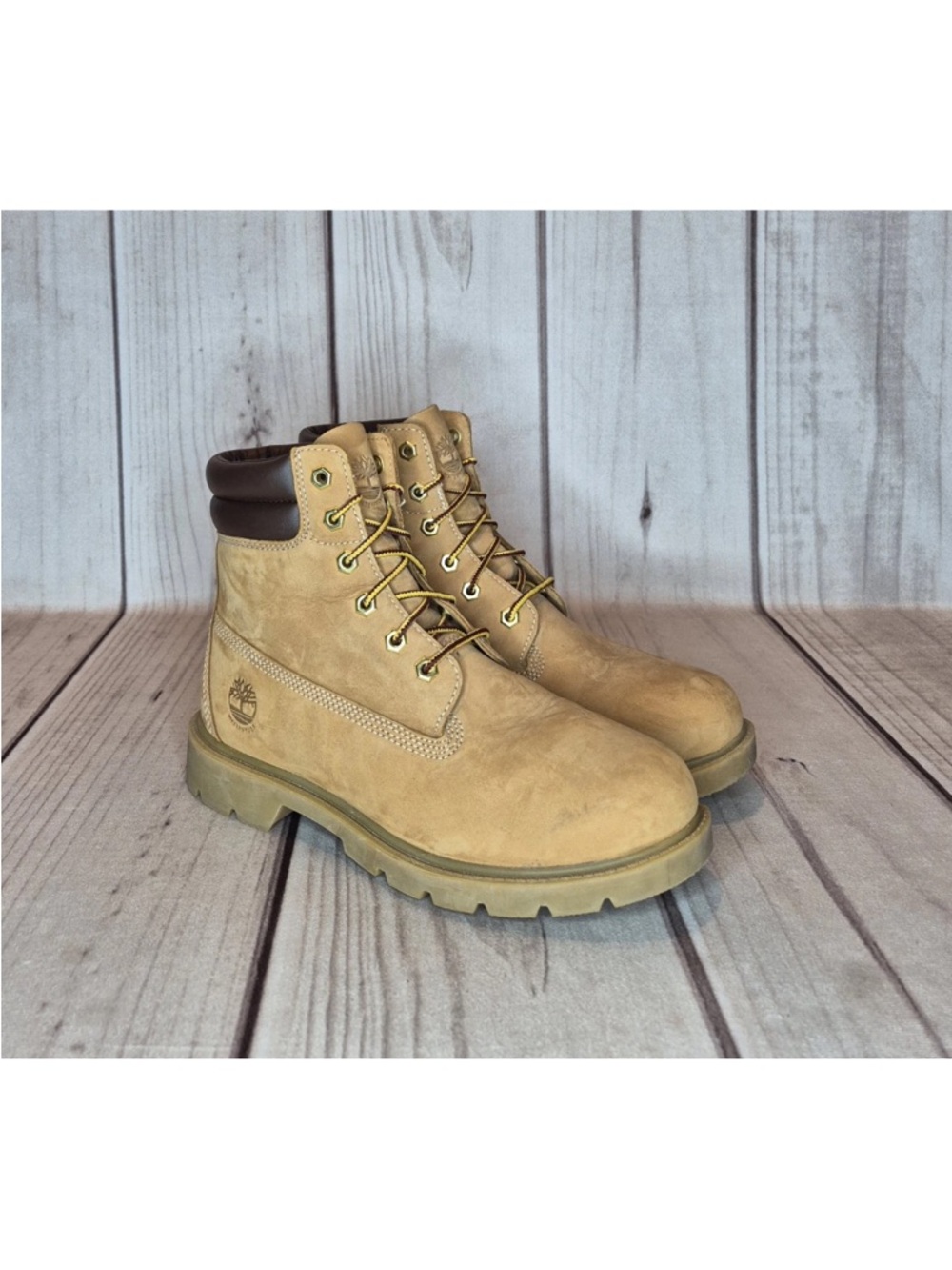 Timberland Linden Women's Size 8 Tan Leather Waterproof Boots Insulated 6"